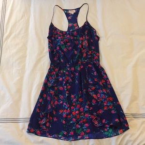 Parker floral silk dress size M
